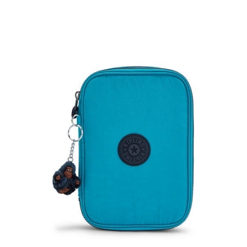 Kipling 100 Pens Classic Case Pouches Green | USA-39EDQA