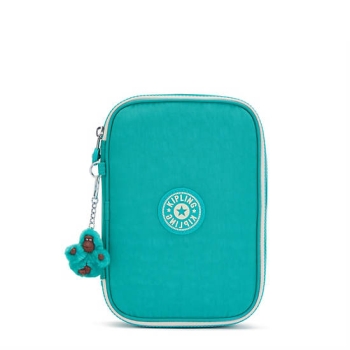 Kipling 100 Pens Fashion Pencil Case Turquoise | USA-87TYRP