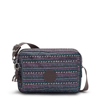 Kipling Abanu Medium Printed Crossbody Bags Navy | USA-49ZJQV