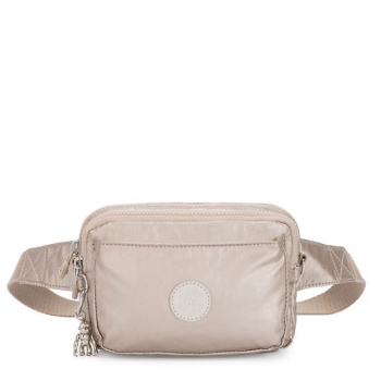 Kipling Abanu Multi Metallic Convertible Crossbody Bags Beige | USA-41BAPN