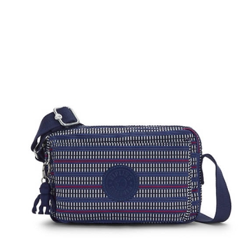 Kipling Abanu Printed Crossbody Bags Blue | USA-36NTJZ