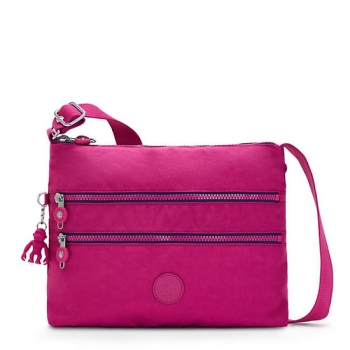 Kipling Alvar Crossbody Bags Pink Fuchsia | USA-41QTBU