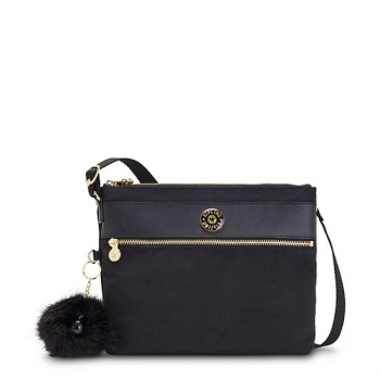 Kipling Ambrosia Crossbody Bags Black | USA-62ILOD