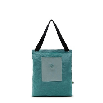 Kipling Annas Tote Bags Blue Turquoise | USA-51VHWL