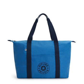 Kipling Art Medium Lite Tote Bags Blue | USA-29VEWU