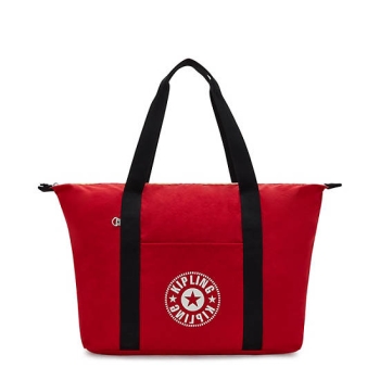 Kipling Art Medium Lite Tote Bags Burgundy | USA-50ORYW