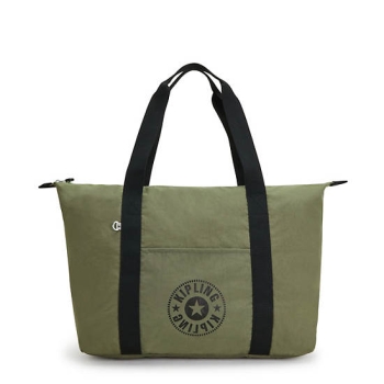 Kipling Art Medium Lite Tote Bags Olive | USA-53DTFN