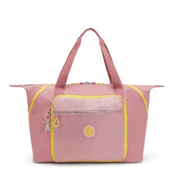 Kipling Art Medium Tote Bag Handbags Pink | USA-21DLGJ