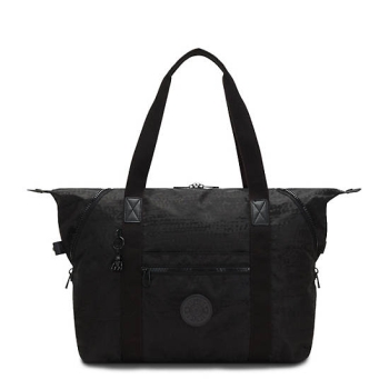 Kipling Art Medium Tote Bags Black | USA-90MIAH