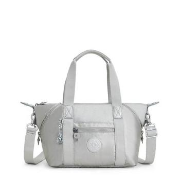 Kipling Art Mini Metallic Shoulder Bags Silver | USA-49CAWY