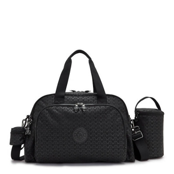 Kipling Camama Printed Diaper Bags Black | USA-27ULCH