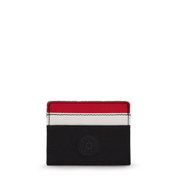 Kipling Cardy Card Holder Pouches Black Red | USA-21PKEJ