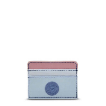 Kipling Cardy Card Holder Pouches Light Blue Pink | USA-34NAOQ