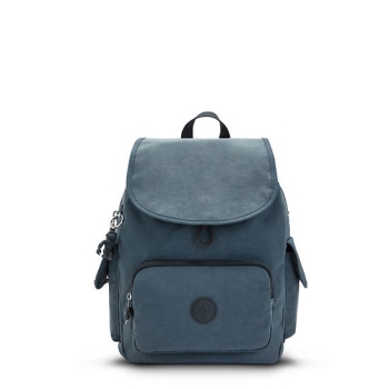 Kipling City Pack Small Backpacks Navy Grey | USA-47WGDT