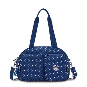 Kipling Cool Defea Classic Printed Shoulder Bags Blue | USA-70UIDT