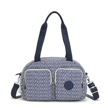 Kipling Cool Defea Printed Shoulder Bags Grey | USA-37HKNW