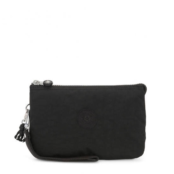 Kipling Creativity Extra Large Classic Wristlet Handbags Black | USA-89FKXV