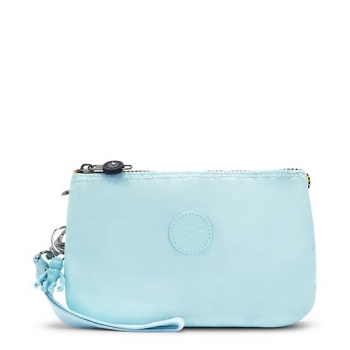 Kipling Creativity Extra Large Fashion Wristlet Handbags Blue | USA-16QPUG