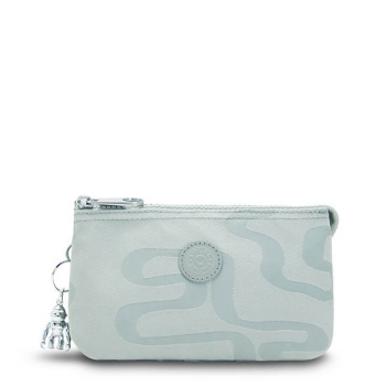 Kipling Creativity Large Printed Pouches Turquoise | USA-06CKMP