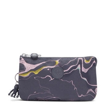 Kipling Creativity Large Printed Pouches Grey | USA-90RHGV