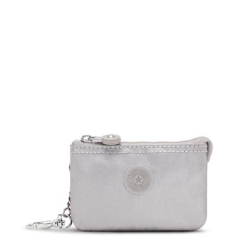 Kipling Creativity Mini Metallic Pouches Silver | USA-28SJKH