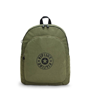 Kipling Curtis Large 17" Laptop Backpacks Olive | USA-50YSUR