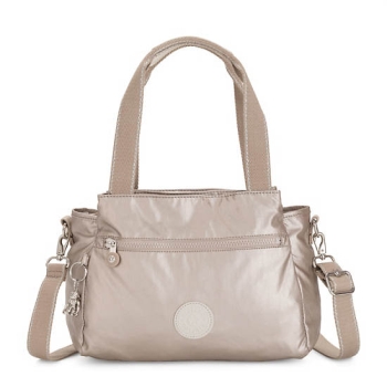 Kipling Elysia Metallic Shoulder Bags Beige | USA-70DULV