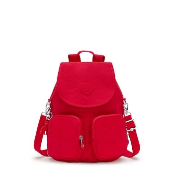 Kipling Firefly Up Convertible Backpacks Red | USA-82YBDM