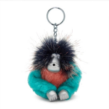 Kipling Fun Hair Sven Monkey Keychains Green | USA-09UWDM