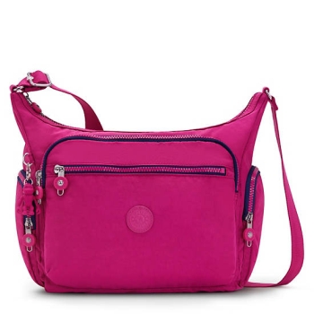 Kipling Gabbie Crossbody Bags Pink Fuchsia | USA-28DWPR