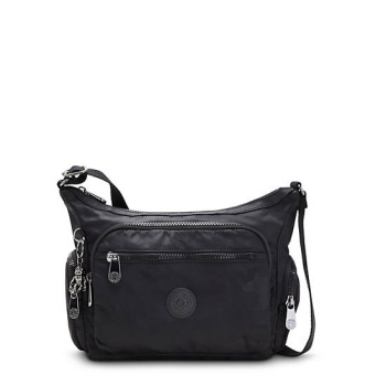 Kipling Gabbie Small Crossbody Bags Black Camo | USA-46QVAF