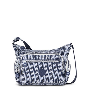 Kipling Gabbie Small Printed Crossbody Bags Grey | USA-90ICYQ