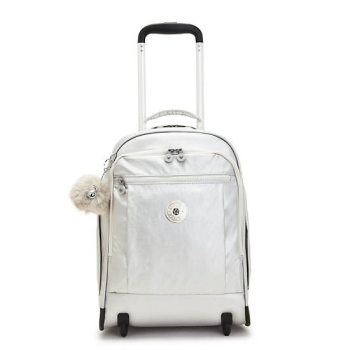 Kipling Gaze Large Metallic Rolling Backpacks Beige | USA-14VDFN