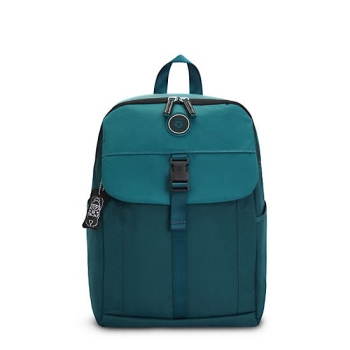 Kipling Genadi 16" Laptop Backpacks Turquoise | USA-05WYRG