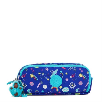 Kipling Gitroy Printed Pencil Case Pouches Purple | USA-60OFPG