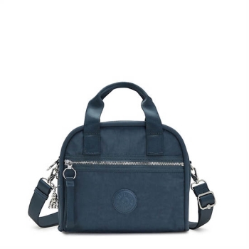 Kipling Hadya Shoulder Bags Navy Grey | USA-40XWZN