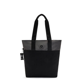 Kipling Hanifa 15" Tote Bags Black | USA-08BIOT