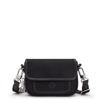 Kipling Inaki Small Crossbody Bag Handbags Black | USA-12JQKC