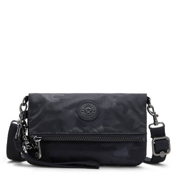 Kipling Lynne 3-in-1 Convertible Crossbody Bags Black Camo | USA-25GPLI