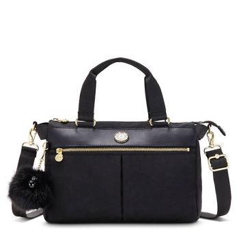 Kipling Marianna Handbags Black | USA-31XQPJ