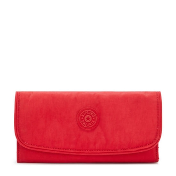 Kipling Money Land Snap Wallets Red | USA-59ENIL