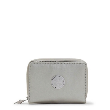 Kipling Money Love Metallic Small Wallets Silver | USA-32YFBC