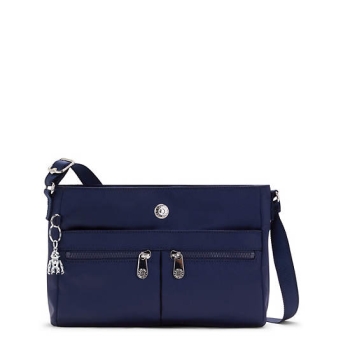 Kipling New Angie Crossbody Bag Handbags Blue | USA-91LKBJ