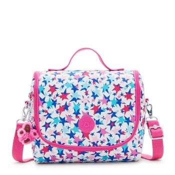 Kipling New Kichirou Printed Lunch Bags Pink | USA-47KQJV