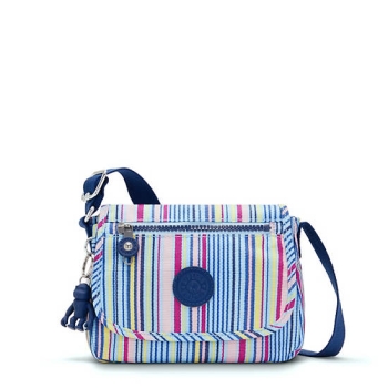 Kipling Sabian Classic Printed Crossbody Mini Bags Blue | USA-56TIMV