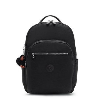 Kipling Seoul Extra Large 17" Laptop Backpacks Black | USA-75VHDP