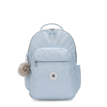 Kipling Seoul Large 15" Laptop Backpacks Blue | USA-51CEWD