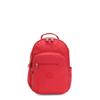 Kipling Seoul Small Classic Tablet Backpacks Red | USA-54NRAI