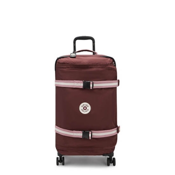 Kipling Spontaneous Medium Rolling Suitcases Red | USA-59EODS