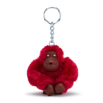 Kipling Sven Monkey Keychains Burgundy | USA-32SIGD